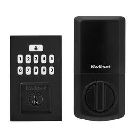 Kwikset 445023416446 Smartcode 260 Contemporary Matte Black Keypad Single Cylinder Electronic Deadbol