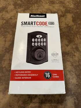 46101-001 Kwikset Used 913 Smartcode Door Lock Smartkey Venetian Bronze Replacement Keypad