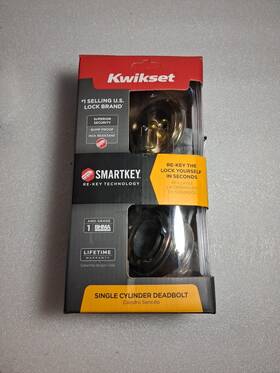 46307 Kwikset Double Cylinder Deadbolt Polished Brass.pn