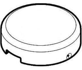 49031 Kwikset Contemporary Screw Cap Cover For San Clemente And