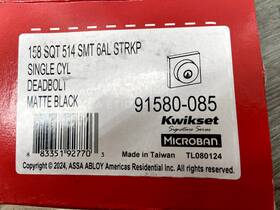 158sqt-514.strkp Kwikset 58sqt-514.strkp Halifax Square Rose Single Cylinder Deadbolt Read
