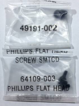 49191-002 Kwikset 64109-003 Replacement Tiny Screws Venetian Bro And Mount Bracket