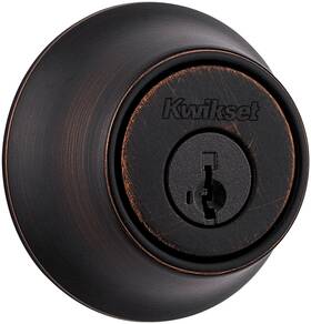 660-11ps.strkp Kwikset 660-s Bronze Single Cylinder Deadbolt With Smartkey