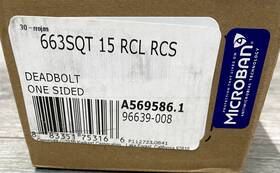 663sqt-15.ds Kwikset Privacy One Sided Deadbolt - Satin Nickel