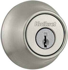 665-15.ds Kwikset 665 Nickel Double Cylinder Deadbolt From The 660 Series