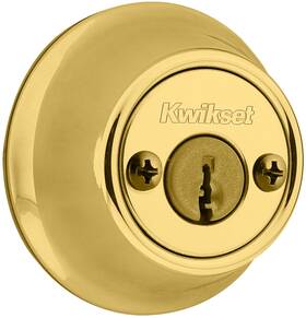 665-3.ds Kwikset 665 Brass Double Cylinder Deadbolt From The 660 Series