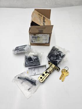 66999-005 Kwikset 660s Quart 514 Smt Rcal K3 Single Cylinder Deadbolt Matte Black