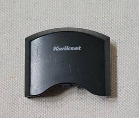 68296 Kwikset 917 Smartcode Door Lock Interior Black Plastic Replacement Battery Cover