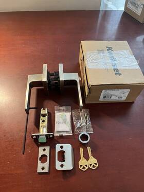 740salsqt-15s Kwikset Singapore Single Cylinder Keyed Entry Door Lever Set Read