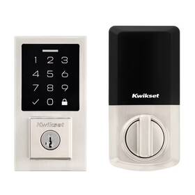 Kwikset 744110167962 Smartcode 270 Contemporary Satin Nickel Touchpad Single Cylinder Electronic Dead