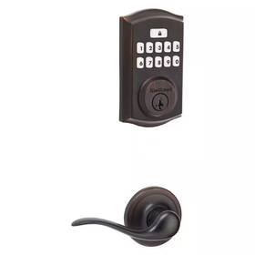 Kwikset 744759544612 Smartcode 260 Traditional Venetian Bronze Keypad Electronic Deadbolt Smartkey W