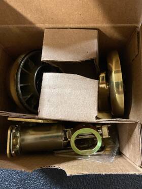 780-3.strkp Kwikset Signature Series Single Cylinder Deadbolt - Polished Brass