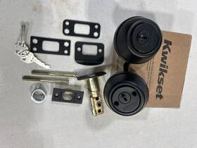 785-514.strkp Kwikset 785-514 Double Cylinder Deadbolt Signature Series - Matte Black