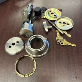 816-15 Kwikset 81615 Key Control Deadbolt For Rental Properties Satin Nickel Parts