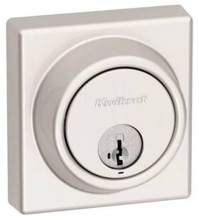 817sqt-15s Kwikset 817sqt-s Key Control Single Cylinder Keyed Entry Deadbolt - Nickel