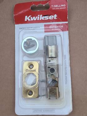 81825-001 Kwikset 19845 6wal Entry Door Latch New