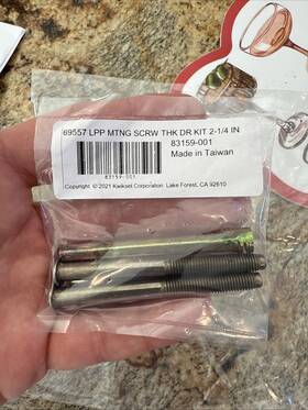 83159 Kwikset 2-1/4 Inch Thick Door Pack Electronic Deadbolts