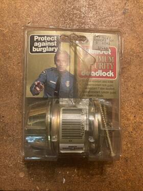 880cp3 Kwikset Single Cylinder Deadbolt New Open Box