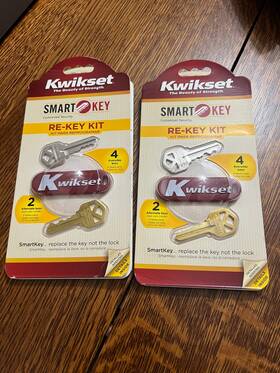 83262-001 Kwikset 883351054492 2 Brand New Smartkey Re-key Kits