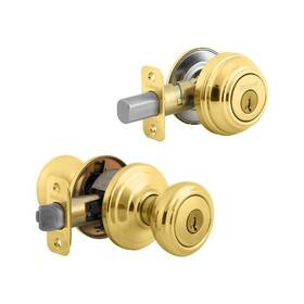 Kwikset 883351070638 991 Cameron Entry Knob And Single Cylinder Deadbolt Combo Pack Featuring Smar