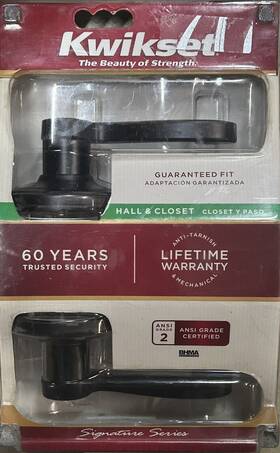 97200-683 Kwikset 883351072823 Hall And Closet Door Handle Lido Lever - Venetian Bronze New