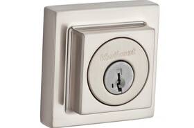 Kwikset 883351326612 994 S Quart 15 Smt Cp Scal Satin Nickel Contemporary Square Double Cylinder