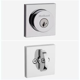 Kwikset 883351463447 158 S Quart 26 Smt Rcal Rcs Single Cylinder Deadbolt Polished Chrome B-2