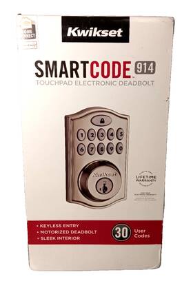 Kwikset 883351489348 914 Smartcode Touchpad Electronic Deadbolt. Nib. Fast Shipping