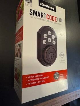 99100-006 Kwikset 883351510240 Smartcode 910 Touchpad Electronic Deadbolt Wink Compatible
