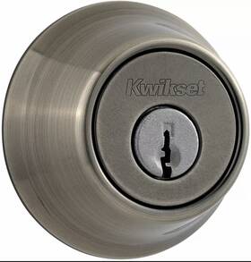 96609-007 Kwikset 883351672078 Single Cylinder Deadbolt - Satin Nickel
