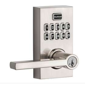 Kwikset 883351731072 Smart Code 917 Residential Electronic Lever Keyless Entry Satin Nickel