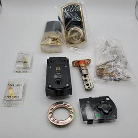 Zigbee3.0 Kwikset 883351760072 916 Smartcode Touchscreen Smart Lock With Smartkey Polished Brass