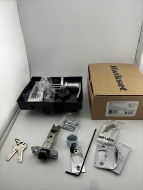 94050-622 Kwikset 883351762038 Delta Entry Lever Featuring Smartkey Re-key Satin Chrome