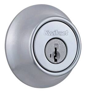 660-26d Kwikset 883351762489 Single Cyl Deadbolt Satin Chrome - Smartkey Security