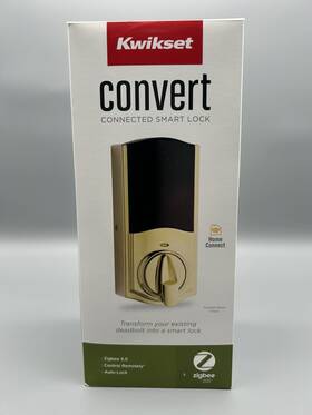 Kwikset 883351825931 914 Convert Zigbee 3.0 Electronic Smart Lock Lifetime Door Security
