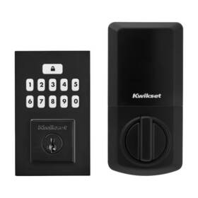 992600-006 Kwikset 883351860628 Smartcode 260 Keypad Electronic Door Lock Matte Black