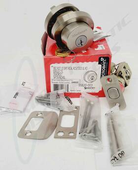 99820-003 Kwikset 883351923385 Smart Key Single Cylinder Deadbolt Satin Nickel