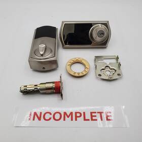 Kwikset 883351962889 Homeconnect 918 Traditional Z-wave Touch Lock Satin Nickel No Keys