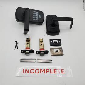 Kwikset 883351982900 Smartcode 955 Light Commercial 10-button Keypad Matte Black No Keys