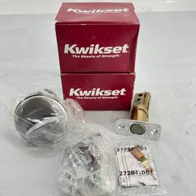 96609-004 Kwikset 90130-151 660 26d Smt Rcal Rcs Deadbolt Single Security Satin Chrome
