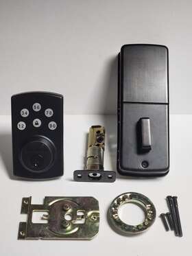 907-2-11ps Kwikset New Powerbolt-2 Touchpad Electronic Deadbolt Smartkey Bronze Parts Only