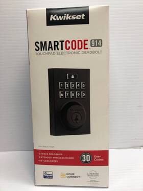 914cnt-zw Kwikset 914 Smartcode Contemporary Square Electronic Deadbolt