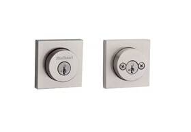 91590-019 Kwikset 159 Series Satin Nickel Double Cylinder Deadbolt With Smartkey Security