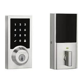915cnttscr15smt Kwikset 99150-004 915 Smartcode Satin Nickel Electronic Deadbolt