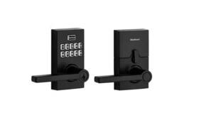 917hfl514smtcpr Kwikset New Smartcode Keyless Entry Lock Matte Black With Smartkey Security