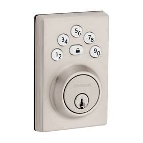 9240cnt-15 Kwikset 9240cnt Powerbolt 240 Contemporary Single Cylinder - Nickel