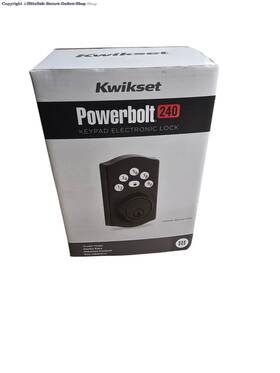 9240trl11p Kwikset Powerbolt Keypad Electronic Deadbolt Venetian Bronze #8jh