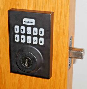 9250cnt514 Kwikset Powerbolt 250 Keypad Electronic Deadbolt Matte Black #95p
