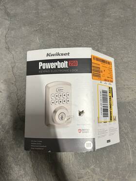 9250trs11psmtrb Kwikset Powerbolt 250 10-button Keypad Electronic Deadbolt Door Lock