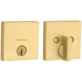92580-039 Kwikset 258 S Quart 4 Smt 6al Strkp K3 Downtown 1-cyl Deadbolt Satin Brass